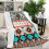 Flannel Boho Striped Quilted Throw Blanket 50x60in 2