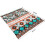 Flannel Boho Striped Quilted Throw Blanket 50x60in 4