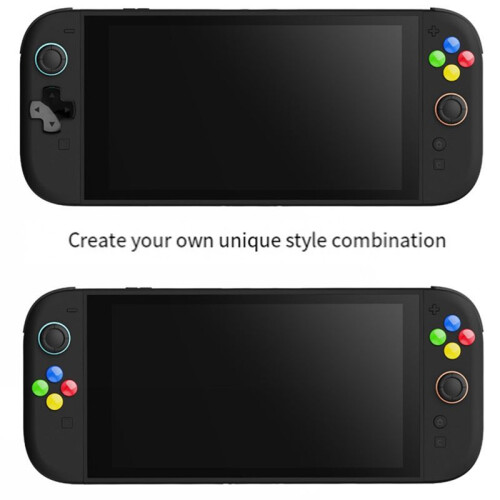 For   2 NSW2 Game Console Neo Grip + D-Pad Button Cap with Replaceable Ergonomic Grip Protective Case 2