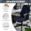 Stretch Office Chair Cover Soft Washable Snap Closure Star 6