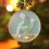 Acryl kerstornament 2D platte hanger feestdag 8