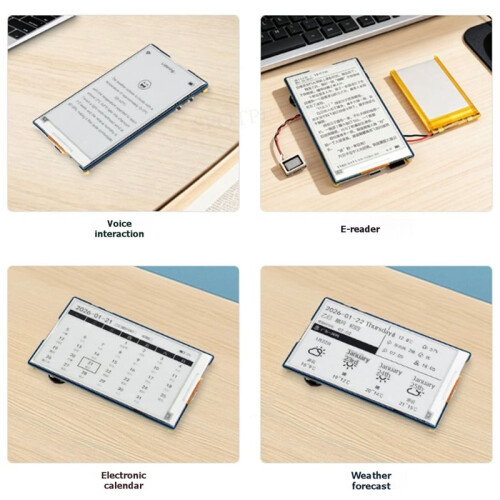 ESP32-S3  AI E-Paper Display 800x480 SPI 3.97" E-Ink Screen Module HAT Deepseek E-Paper 2