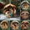 Crèche en acrylique, pendentif 2D, décoration de Noël 4
