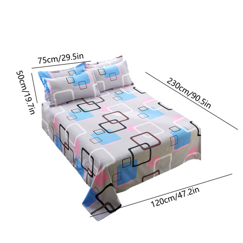 Ensemble de couette Queen Qocolhg 3 pièces toutes saisons 2