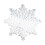 Round Snowflake Placemats Washable Heat Resistant 4 Pack 1