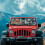 Foldable Hippie Frog Windshield Sun Shade for Jeep Wrangler 3