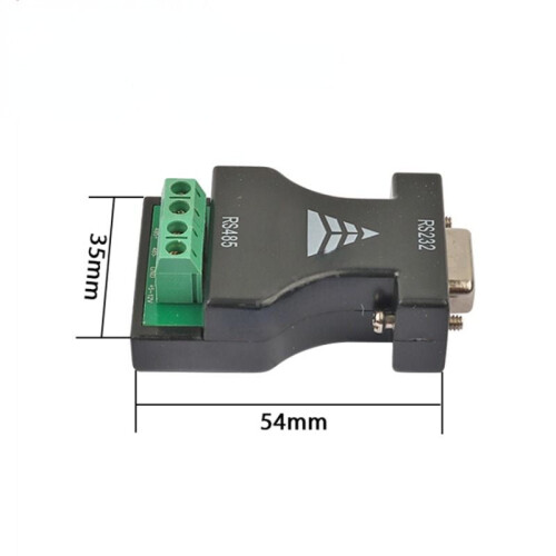 Convertisseur industriel RS232 vers RS485 DB9 bidirectionnel 2