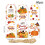 Thanksgiving Gift Tags Pumpkin Maple Leaves 60 pcs 1