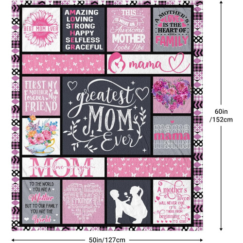Couverture cadeau pour maman 50 x 60 pouces 1