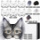 Winddicht ademend motormasker DIY kattenset 7