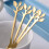 Mini Gold Coffee Spoons and Dessert Forks Set 20-Pc 7