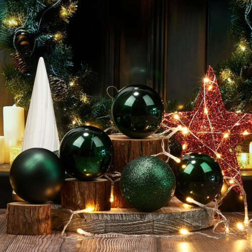 Boules de Noël Tikeitoo, décorations suspendues incassables 1