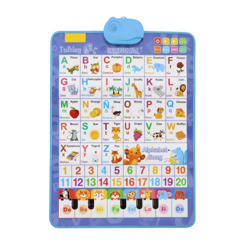 Bilingual English-Spanish Alphabet Flipchart Learning Set 1