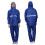 Motorcycle Rain Suit Dark with Adjustable Hood and Elastic 8