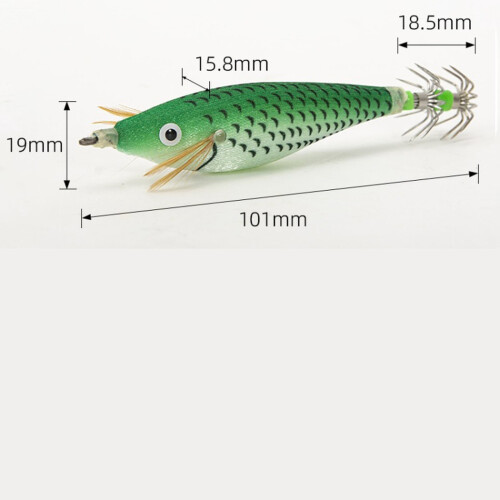 Σετ αγκίστρων Luminous Squid Jig από ανοξείδωτο ατσάλι 12 τεμάχια 2