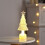 Gold Lighted Tabletop Christmas Tree – Plastic Ceramic 5