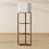Corner Floor Light, with Shelves - Wood-Effect 5