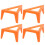 Portable Easel Bracket ABS Canvas Support 4 Pcs 6