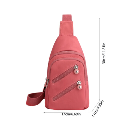 Αδιάβροχη τσάντα στήθους ταξιδιού Oxford Fabric1Pack 2