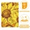 Gartenflagge mit nahtlosem gelbem Sonnenblumenmuster, doppelseitig 2