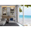 Tableau mural de plage, impression sur toile en noir et blanc, 1 pièce 6