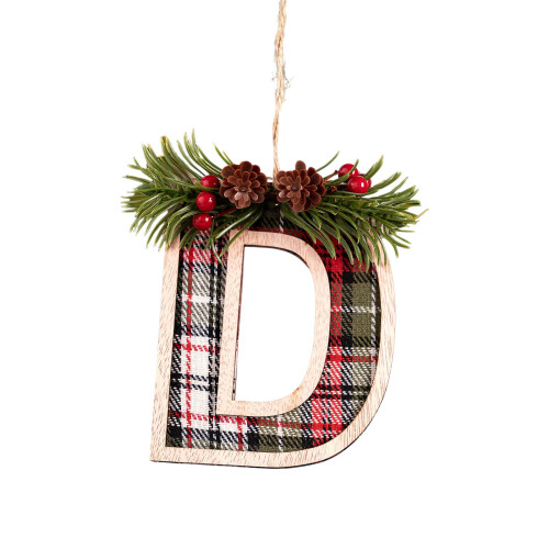 Décorations de Noël en bois, alphabet A-Z, 26 pièces 1
