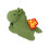 Peluche Cheval Mignonne Jouet Poupée Rouge 1Pièce 2