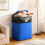 Sac de rangement en plastique imperméable et résistant bleu 6