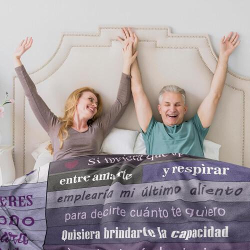 Couverture Abuela, cadeau espagnol pour grand-mère, 76 x 102 cm 1