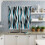 Abstract Gradient Turquoise Curtains 2-Pack 4