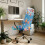 Housse de chaise de bureau extensible Starfish Pearl, taille universelle 3