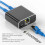 Splitter per cavo Ethernet RJ45 1000Mbps1to2 3