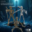 Skelett Actionfigur 3D-utskriven Posebar 7-pack 4