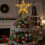 Lighted Silver Iron Christmas Tree Topper Star 5-Pointed 4