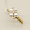 Sterling Silver Pearl Flower Ring for Women, CZ, Shell 3