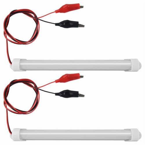 LED Interior Light Bar Strip 12V 2-Pack Cold White