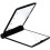 LED Vanity Mirror Portable Triple Mirror Stand Black 1