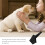 HEMOTON Black Cloth Puppy Muzzle for Small Dogs 1 Piece 6