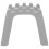 Raindrops Grey Plastic Train Tunnel Model 10.5 Inches 1