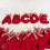 Décorations de Noël en feutrine rouge, lettres A-Z, 26 pièces 6