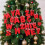 Décorations de Noël en feutrine rouge, lettres A-Z, 26 pièces 7