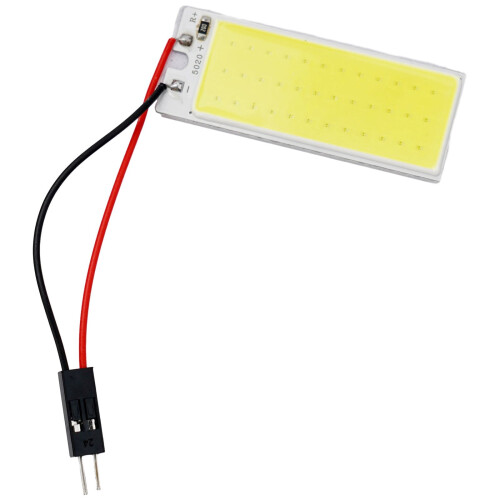 COB LED Light Panel 6000K White T10 Adapter 36LED 1