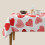 Nappe aquarelle Saint-Valentin 60x60 pouces Cœurs rouges 4