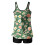 Dames tankini set, hoog model badpak met ingebouwde 2