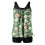 Dames tankini set, hoog model badpak met ingebouwde 3