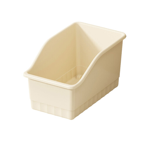 Grande scatola portaoggetti in plastica con ruote e maniglia 1
