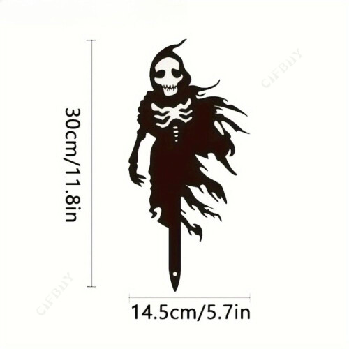 Halloween-Dekorationsfigur als Gartenstecker 1
