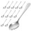 Stainless Steel Teaspoon Silver Simple Design 12 Pcs 4