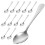 Stainless Steel Teaspoon Silver Simple Design 12 Pcs 3