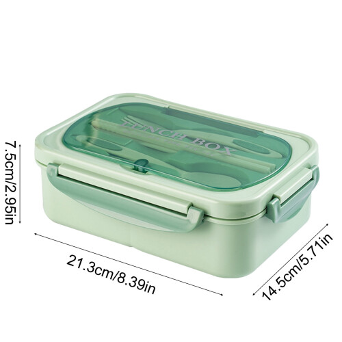 Boîte à lunch isotherme, compatible micro-ondes, étanche, 2 compartiments 2